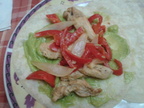 Fajitas de pollo