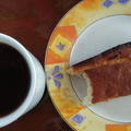 Pan de maíz con café